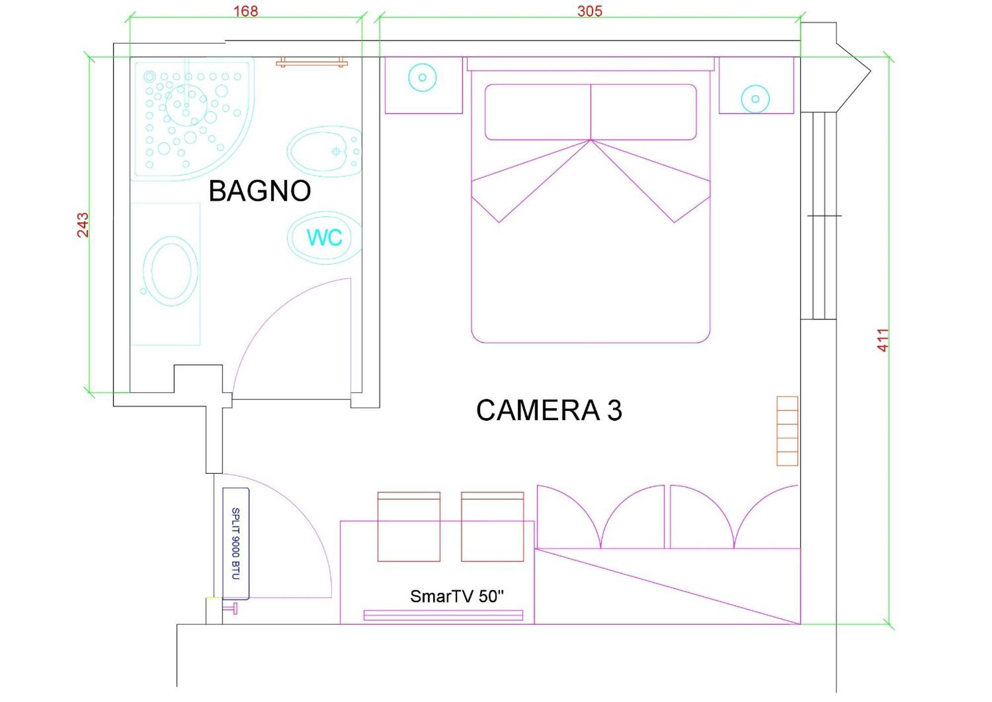 Bed and Breakfast Panorama Lecce Pokoj fotografie